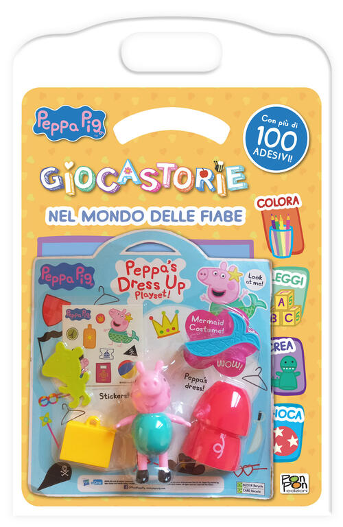 Nel Mondo Delle Fiabe. Peppa Pig. Giocastorie. Con Playset Vestitini Cristina