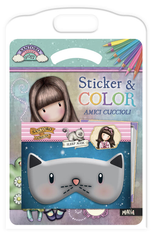 Amici Cuccioli. Gorjuss. Con Sleep Mask Gatto Lisa Capiotto Pon Pon Edizioni 2
