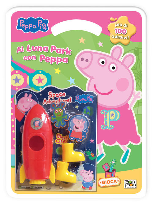 Al Luna Park Con Peppa. Peppa Pig. Con Adesivi. Con Razzo Spaziale Lisa Capiot