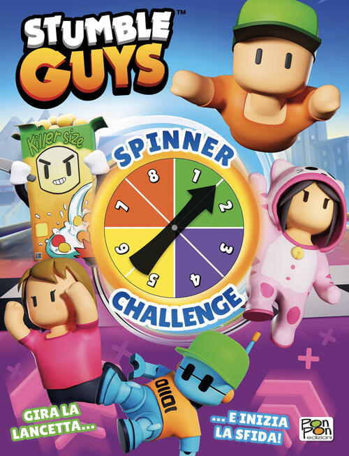 Spinner Challenge. Stumble Guys. Spinner Book Eleonora Dorenti Pon Pon Edizion