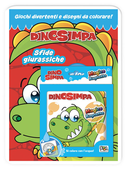 Sfide Giurassiche. Dinosimpa. Activity Book. Con Set Bagnetto Lisa Capiotto Po