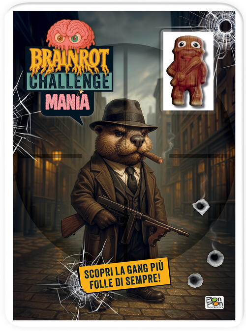 Brainrot Challenge. Mania. Con Pupazzo Squishy Pon Pon Edizioni 2025
