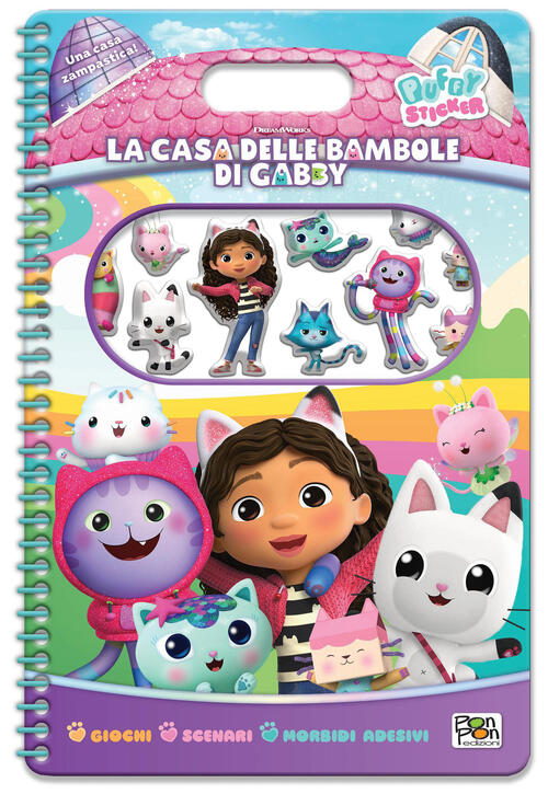 Una Casa Zampastica. La Casa Delle Bambole Di Gabby. Puffy Sticker. Ediz. A Sp