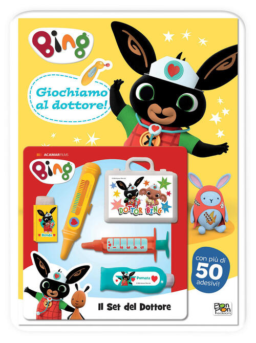 Giochiamo Al Dottore! Bing. Con Set Del Dottore. Con Adesivi. Con Set Del Dott