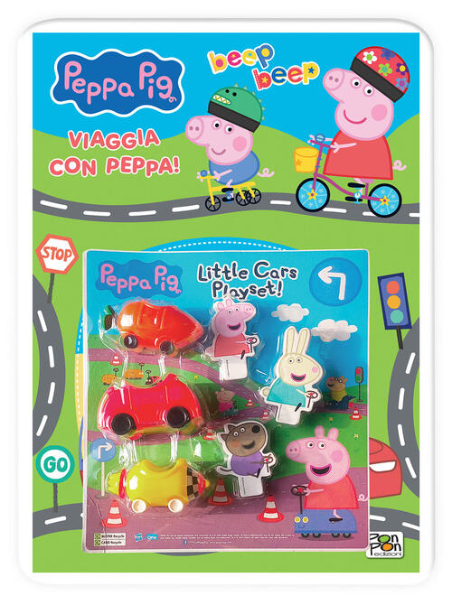 Beep Beep. Viaggia Con Peppa! Peppa Pig. Con Adesivi. Con Macchinine Lucia Mar