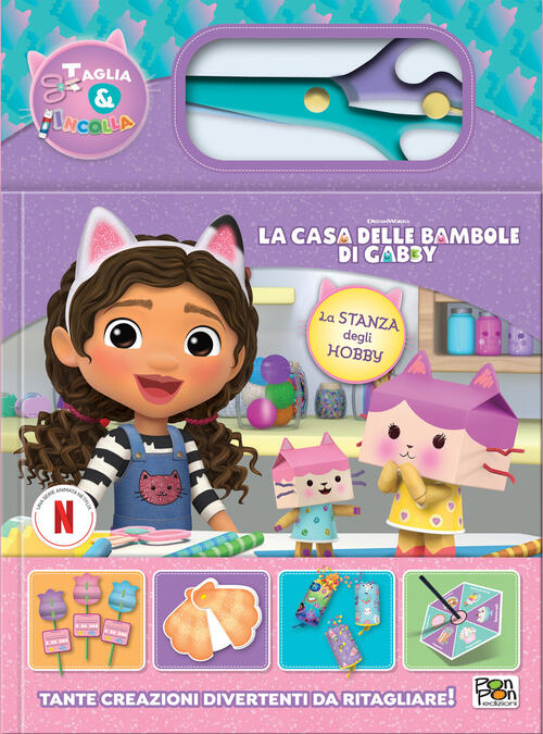 La Stanza Degli Hobby. La Casa Delle Bambole Di Gabby. Taglia E Incolla. Con F