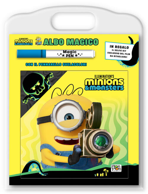 Minions & Monsters. Albo Magico. Con Il Pennarello Svelacolore Pon Pon Edizion