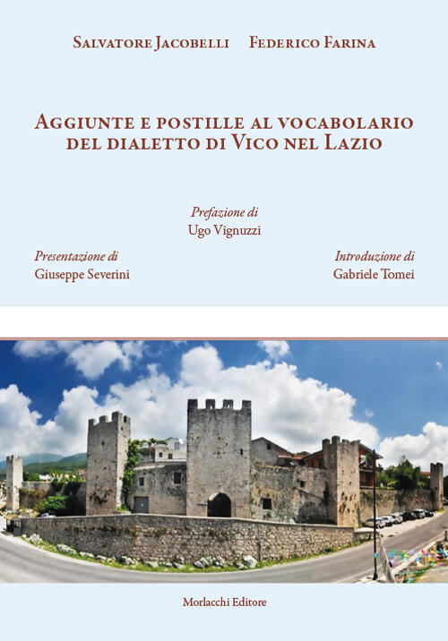 Aggiunte E Postille Al Vocabolario Del Dialetto Di Vico Nel Lazio Salvatore Ja