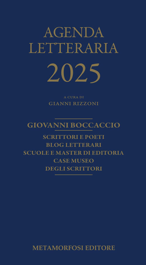 Agenda Letteraria 2025 Metamorfosi 2024