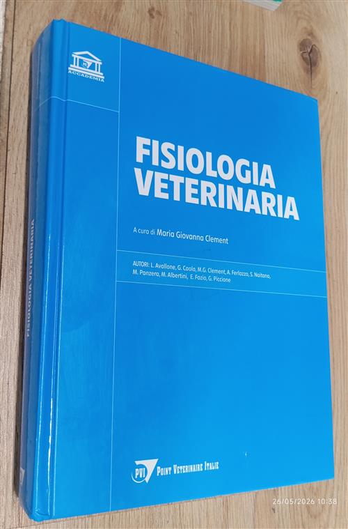 Fisiologia Veterinaria Maria Giovanna Clement Le Point Veterinaire Italie 2010