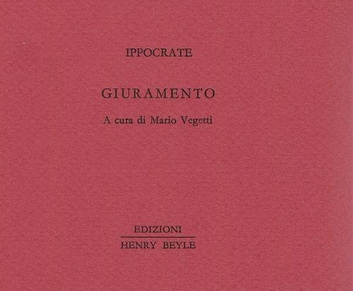 Giuramento Ippocrate Henry Beyle 2017