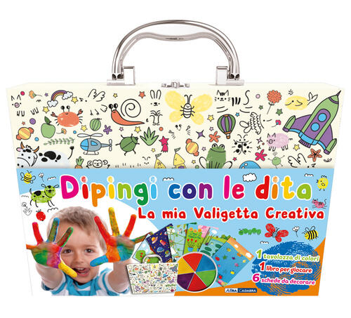 Dipingi Con Le Dita. La Mia Valigetta Creativa. Con 6 Schede Da Decorare. Con