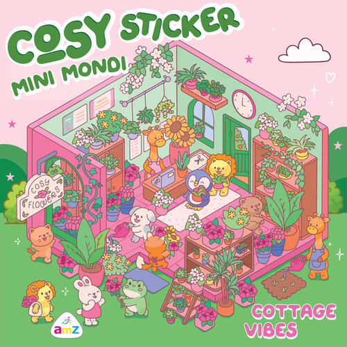 Cottage Vibes. Cosy Sticker Mini Mondi Amz 2026