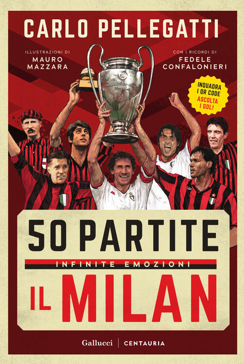 50 Partite, Infinite Emozioni. Il Milan Carlo Pellegatti Gallucci Centauria 20