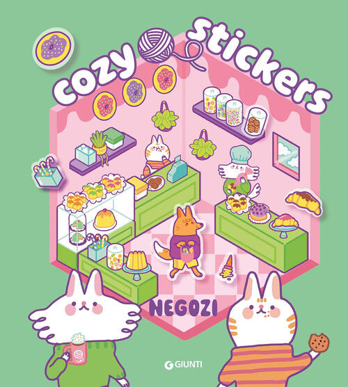 Negozi. Cozy Stickers Giunti Editore 2026