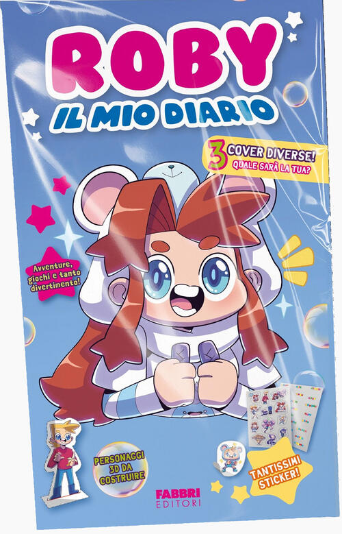 Il Mio Diario. Con Personaggi 3D Da Costruire. Con Adesivi Roby Fabbri 2025