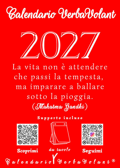 Verbavolant. Calendario 2027 Luca Pappalardo Pantheon Di Pappalardo Luca 2026