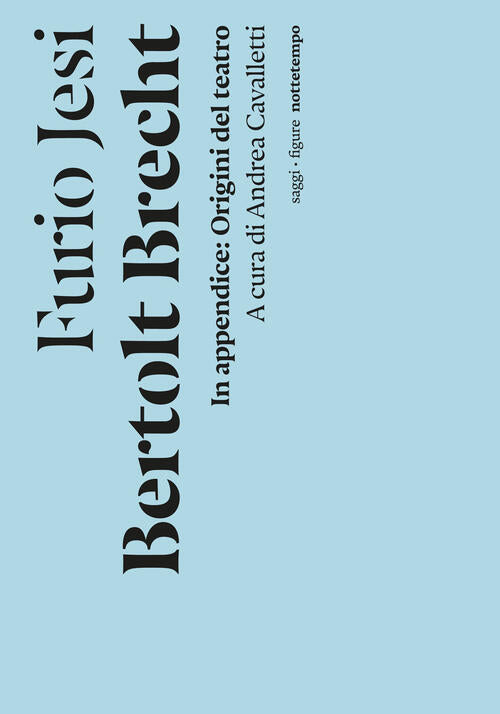 Bertolt Brecht. In Appendice: Origine Del Teatro Furio Jesi Nottetempo 2025