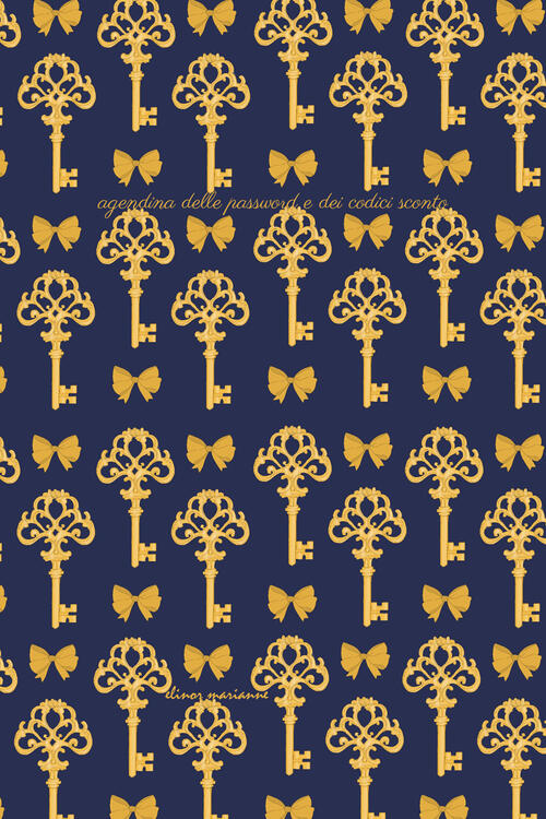 Agendina Delle Password E Dei Codici Sconto Elinor Marianne 2025
