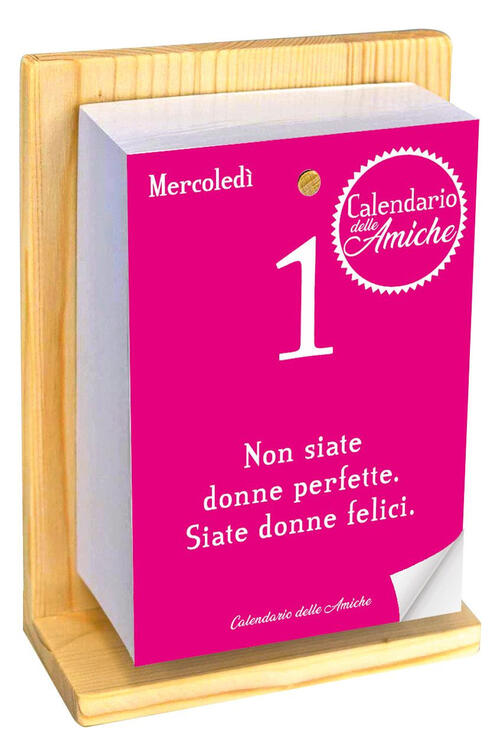 Calendario Delle Amiche 2025 Con Supporto My Life 2024