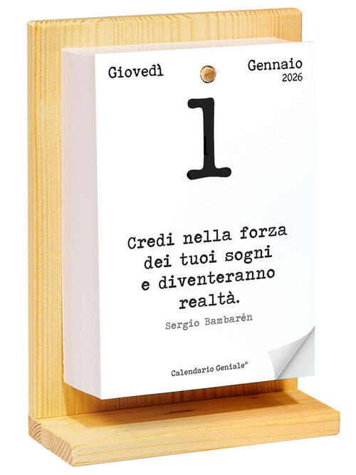 Calendario Geniale 2026 Con Supporto My Life 2025