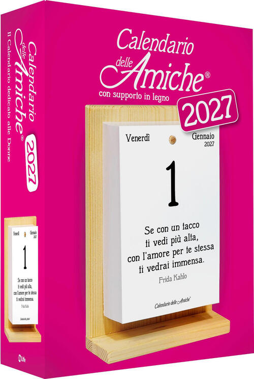 Calendario Delle Amiche 2027 Con Supporto My Life 2026