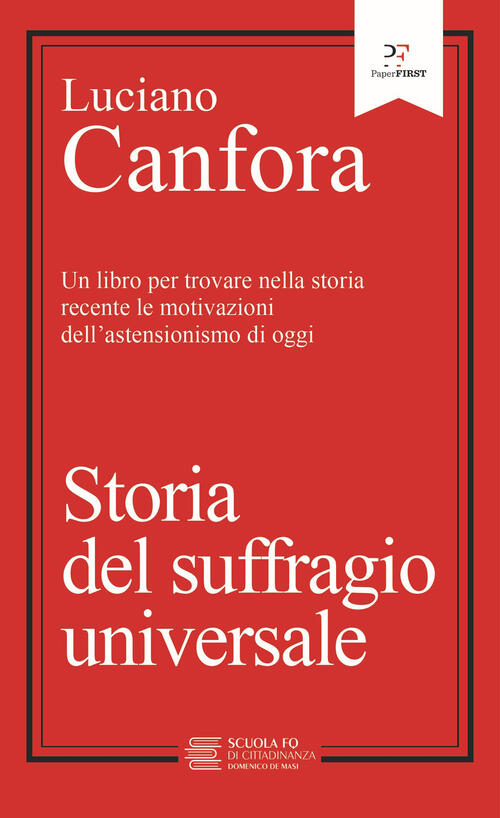Storia Del Suffragio Universale Luciano Canfora Paperfirst 2026