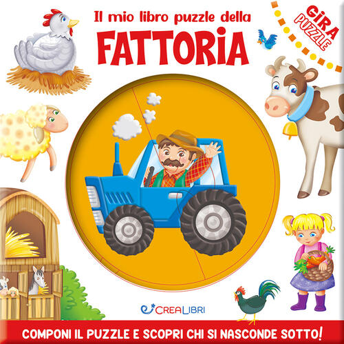 Il Mio Libro Puzzle Della Fattoria. Gira Puzzle Crealibri 2024