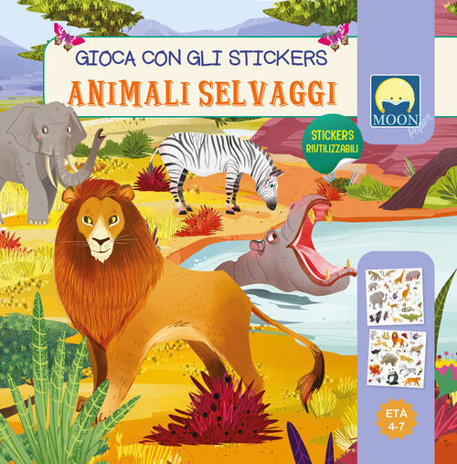 Animali Selvaggi. Stickers Antonia Gasparini Moon 2024
