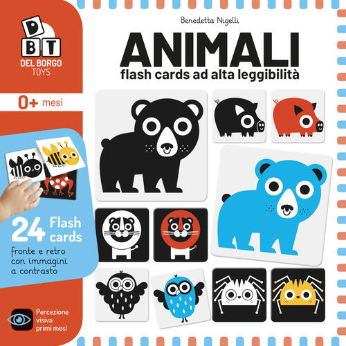 Animali. Flash Cards Ad Alta Leggibilita Benedetta Nigelli Db Toys 2024
