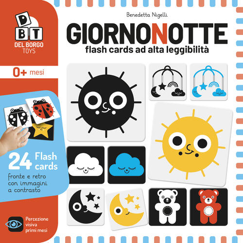 Giorno Notte. Flash Cards Ad Alta Leggibilita Benedetta Nigelli Db Toys 2024