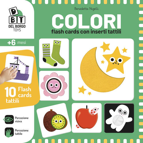 Colori. Flash Cards Con Inserti Tattili Benedetta Nigelli Db Toys 2024