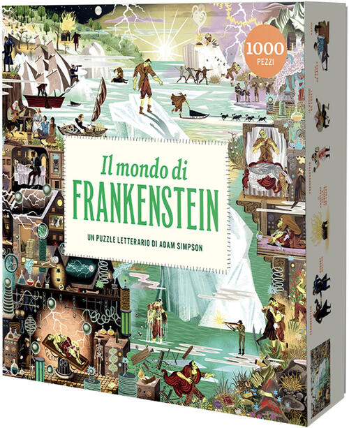 Il Mondo Di Frankenstein. Puzzle 1000 Pezzi Adam Simpson L'ippocampo 2025