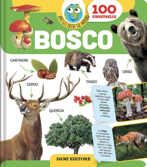 Bosco. 100 Finestrelle Anna Casalis Dami Editore 2025