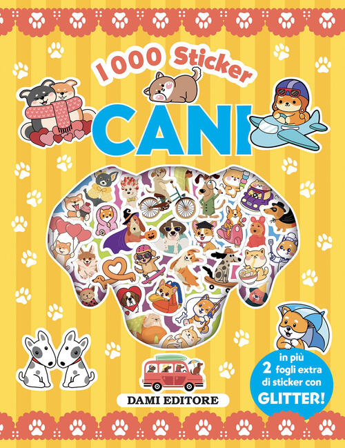 Cani. 1000 Sticker Jing Lau Dami Editore 2026